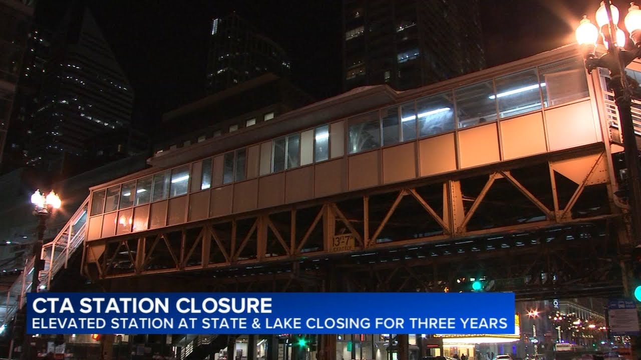 New details: Elevated CTA station at State, Lake in the Loop to close for 3 years for reconstruction