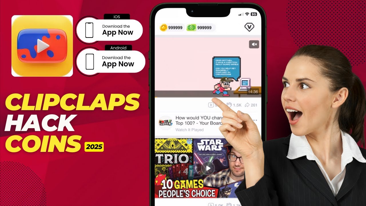 ClipClaps Hack 2025 . Best way to Unlimited Get Coins In ClipClaps app Tutorial 2025