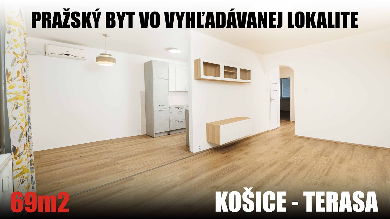 3 IZBOVÝ PRAŽSKÝ TYP 68 M2 + 6M LOGGIA, MICHALOVSKÁ ULICA, SÍDLISKO TERASA, KOŠICE, 3 POSCHODIE