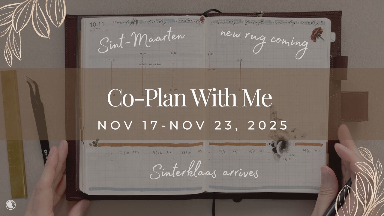 CoPlan With Me | День Святого Мартина, прибытие Синтерклааса, новый ковёр | 17–23 ноября