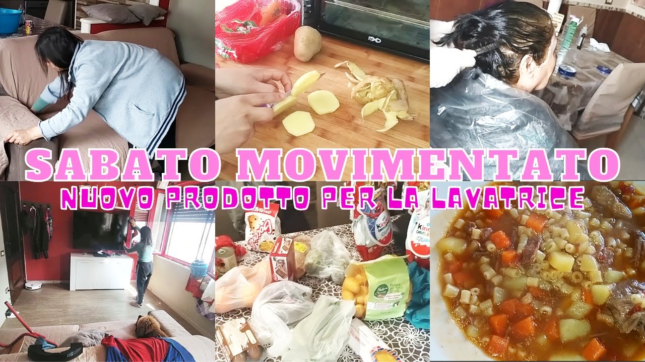 Pulizie/Brodo di carne/Svuota la spesa+UOVA DI PASQUA/facciamo il colore a mia suocera/