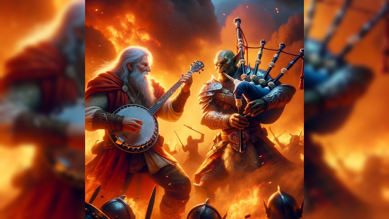 Banjo Bard VS The Bagpipe Slaying Orc