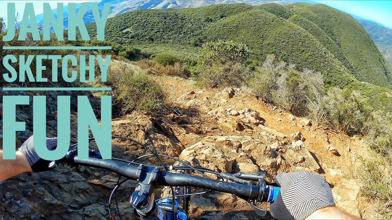 Janky Sketchy Fun Mountain Biking Cerro Alto San Luis Obispo, CA