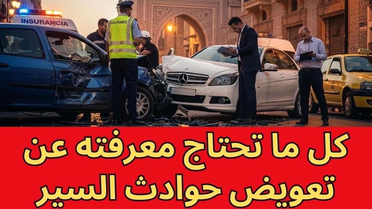 كل ما تحتاج معرفته عن تعويض حوادث السير في المغرب: الخطوات، الوثائق، وكيف تحسب التعويضات