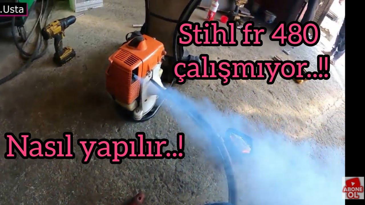 Stihl fr 480 Tırpan Motoru Çalışmıyor / Nasıl Yapılır.