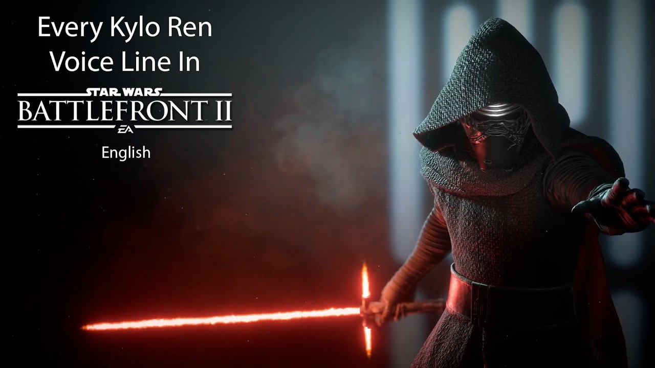 Every Kylo Ren Voice Line In Star Wars Battlefront II (Masked)