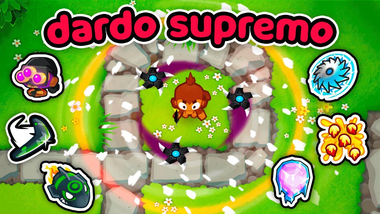 Fazendo o MACACO DARDO SUPREMO nesse mod de bloons 🤩👍