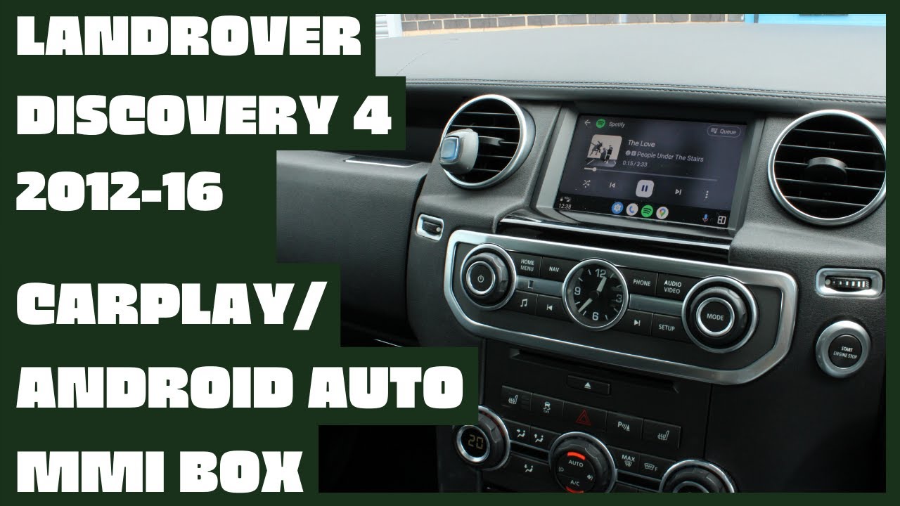 Landrover Discovery 4 Wireless Apple CarPlay/Android Auto MMI Box