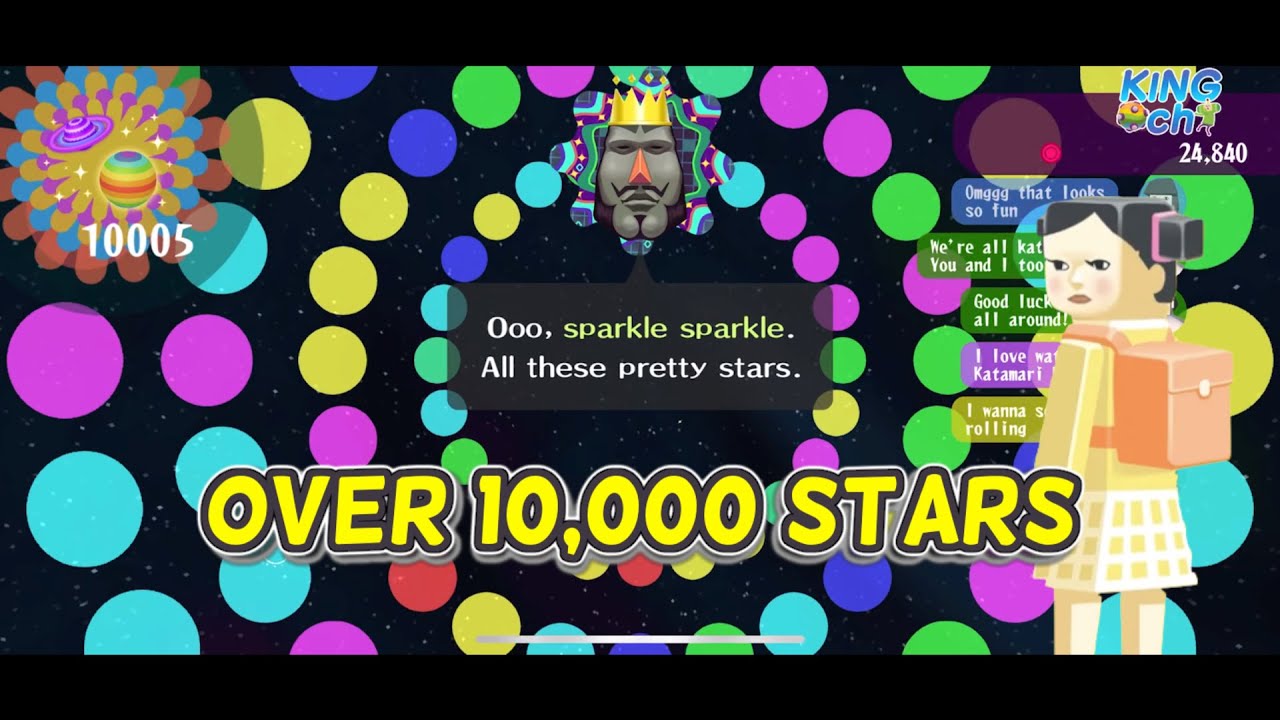 【Katamari Damacy Rolling LIVE】Rolling a Katamari IN SPACE! • 10,005 Stars • Ver1.6.1