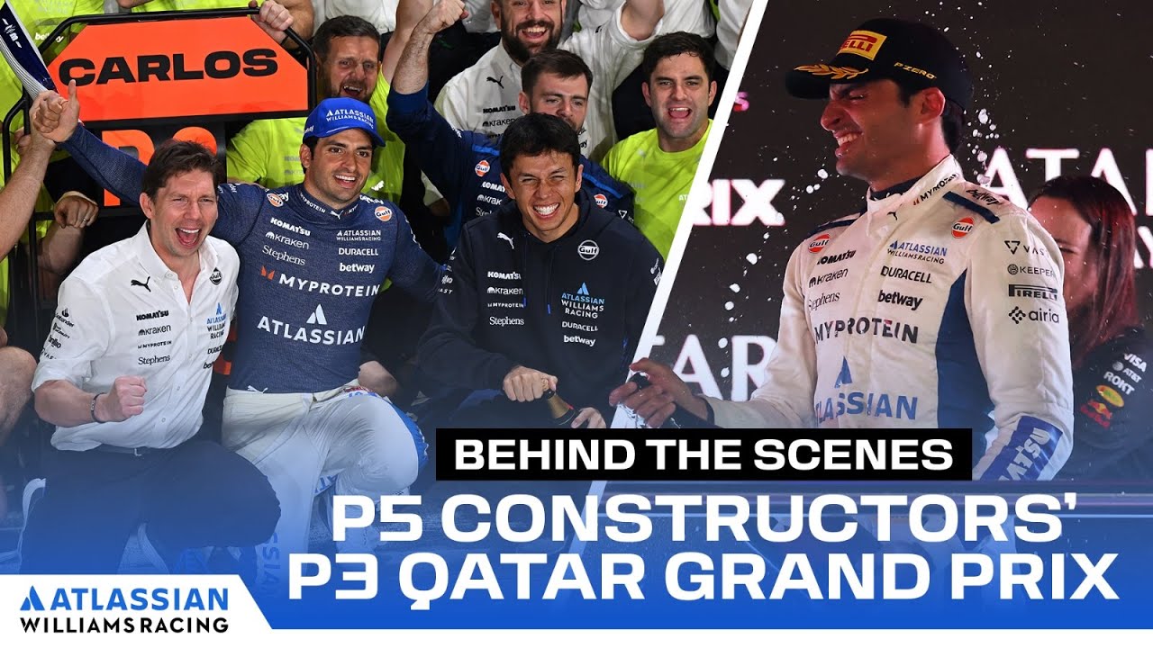 Behind the Scenes: Qatar GP Podium & P5 Constructors' Secured!