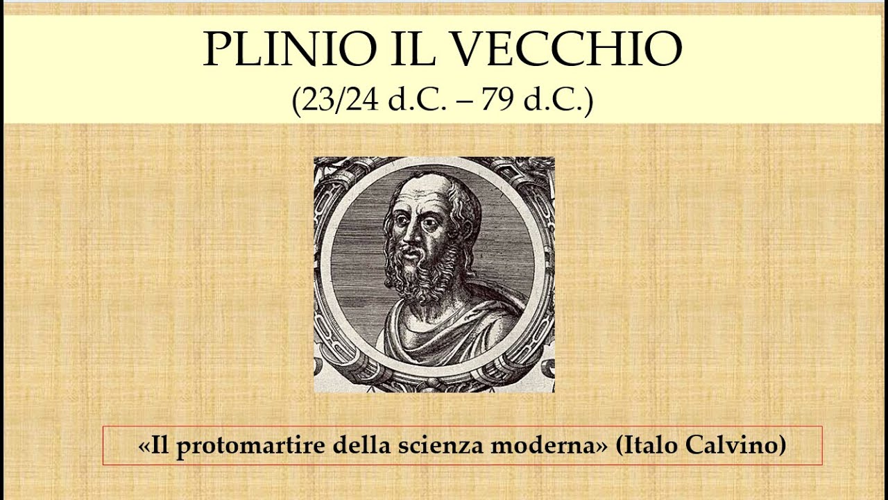 PLINIO IL VECCHIO (23/24 d.C. - 79 d.C.)