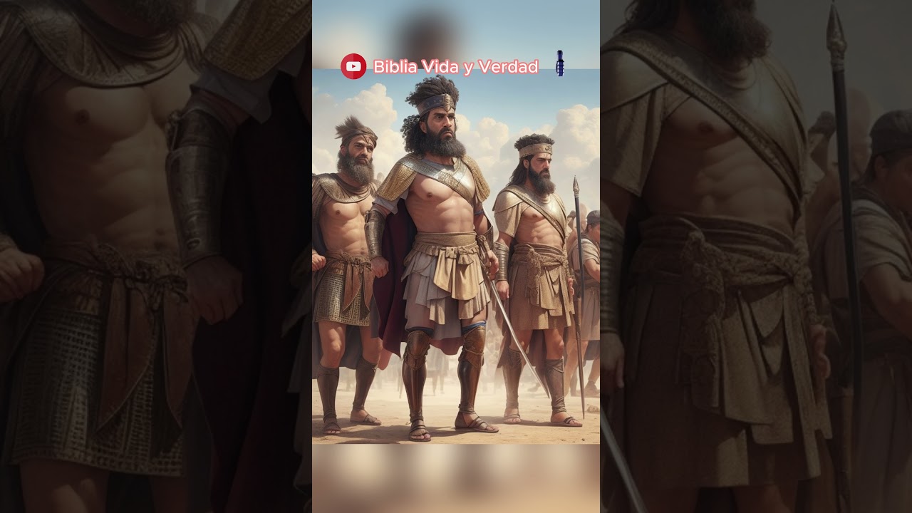 Los 5 gigantes que m4t0 David y sus siervos - vers&iacute;culos de la biblia