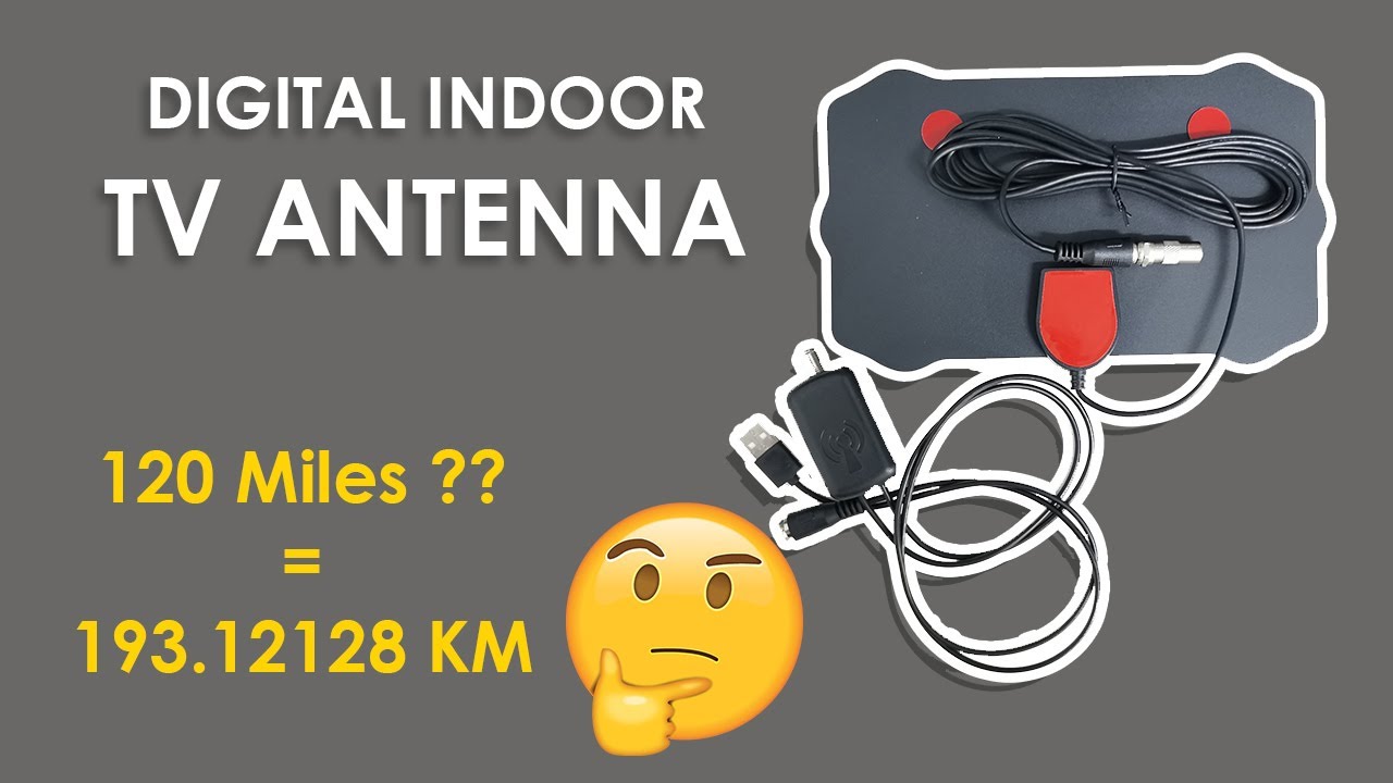 UNBOXING DIGITAL INDOOR TV ANTENNA