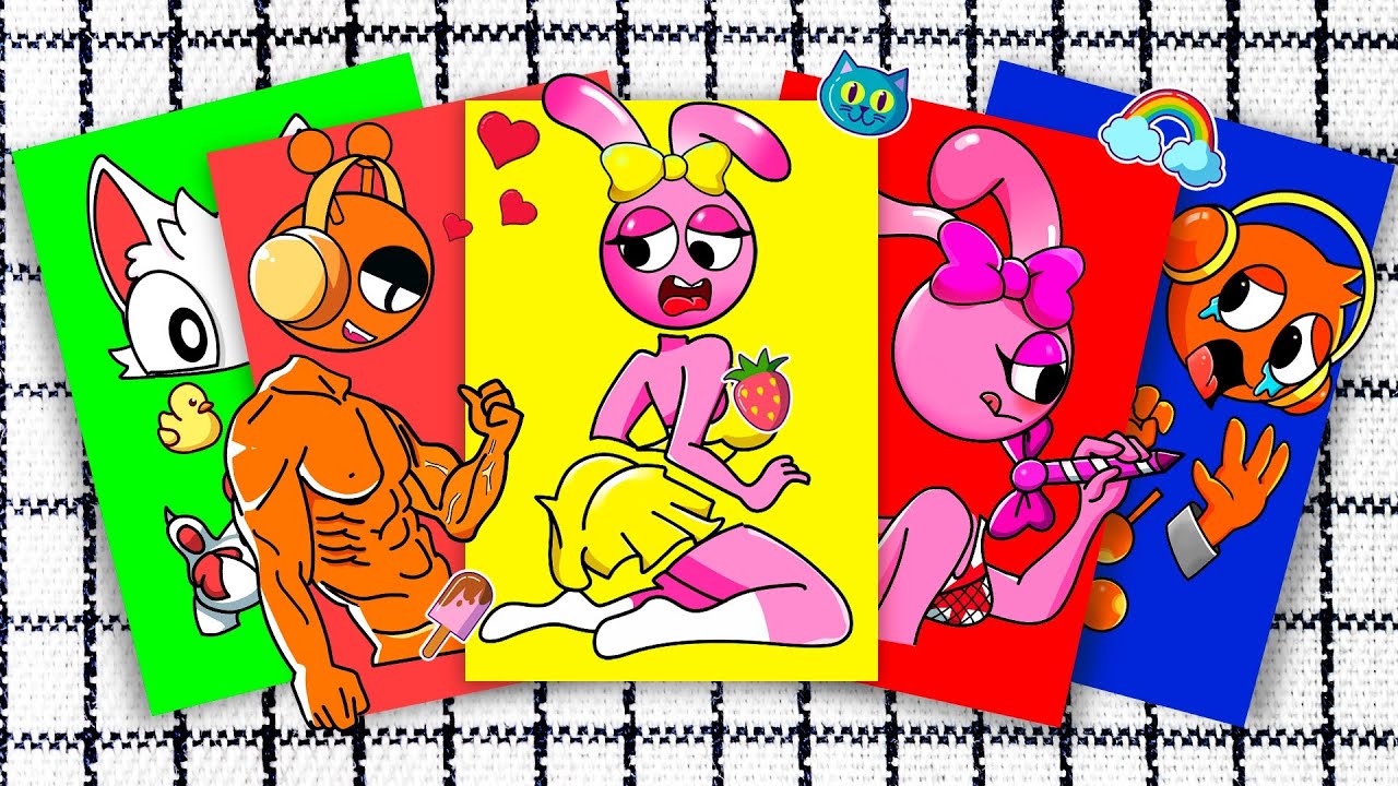 Incredibox Sprunki Sinner Edition But Pinki & Oren’s Dramatic Life After Wedding 💖 | Sticker Book