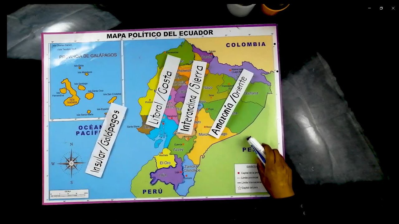 Capital y provincia de la región insular | Estudios sociales 6° 