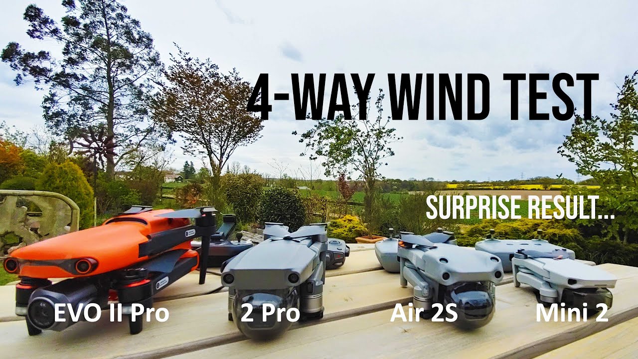 4 Top Drones - 40mph Winds - Ultimate Wind Test: EVOiiPro - 2Pro - Air2S - Mini2