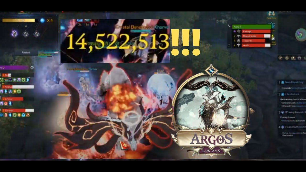 LostArk ARGOS FASE 1 y 2 de 3 Berserker 1415+ Fast!!