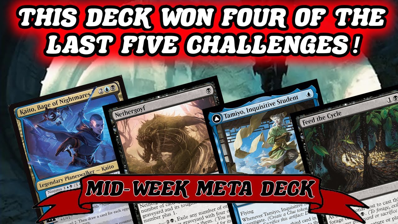 THIS DECK WON FOUR OF THE LAST FIVE CHALLENGES! Legacy UB Tempo MTG