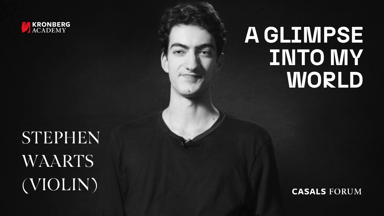 A glimpse into my world: Stephen Waarts