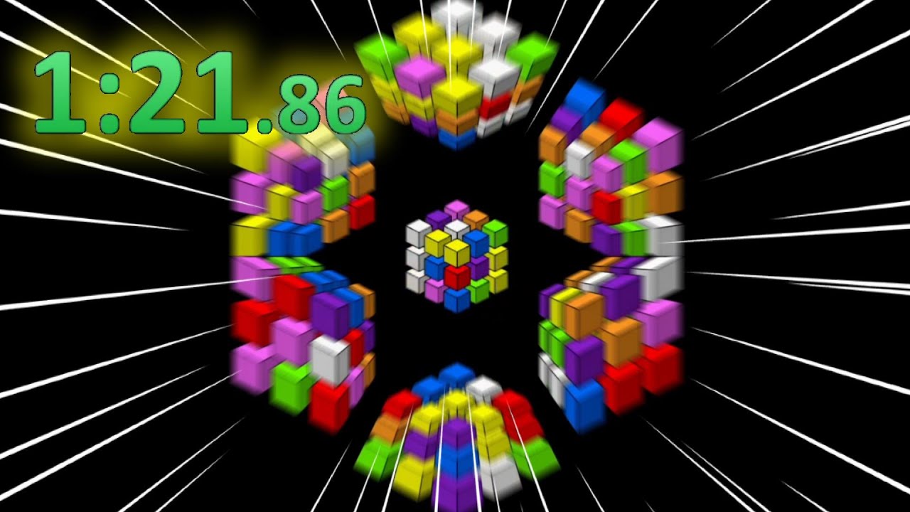4D 3x3x3x3 Speedsolves (PB: 4:42.19) [Hand cam]