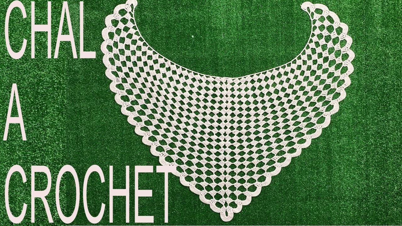 PASO A PASO PARA TEJER CHAL A CROCHET