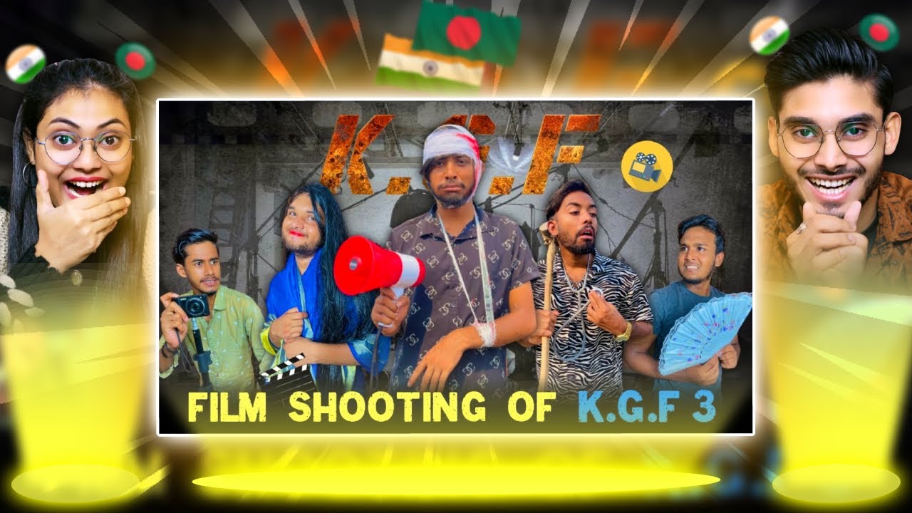 Indian Guys React to The Film Shooting Of KGF | Bangla Funny Video || Omor On Fire | It's Omor |