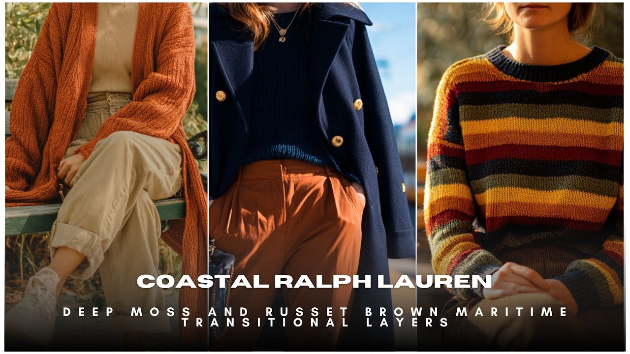 ⚓ Coastal Ralph Lauren 🌊 Deep Moss and Russet Brown Maritime Transitional Layers