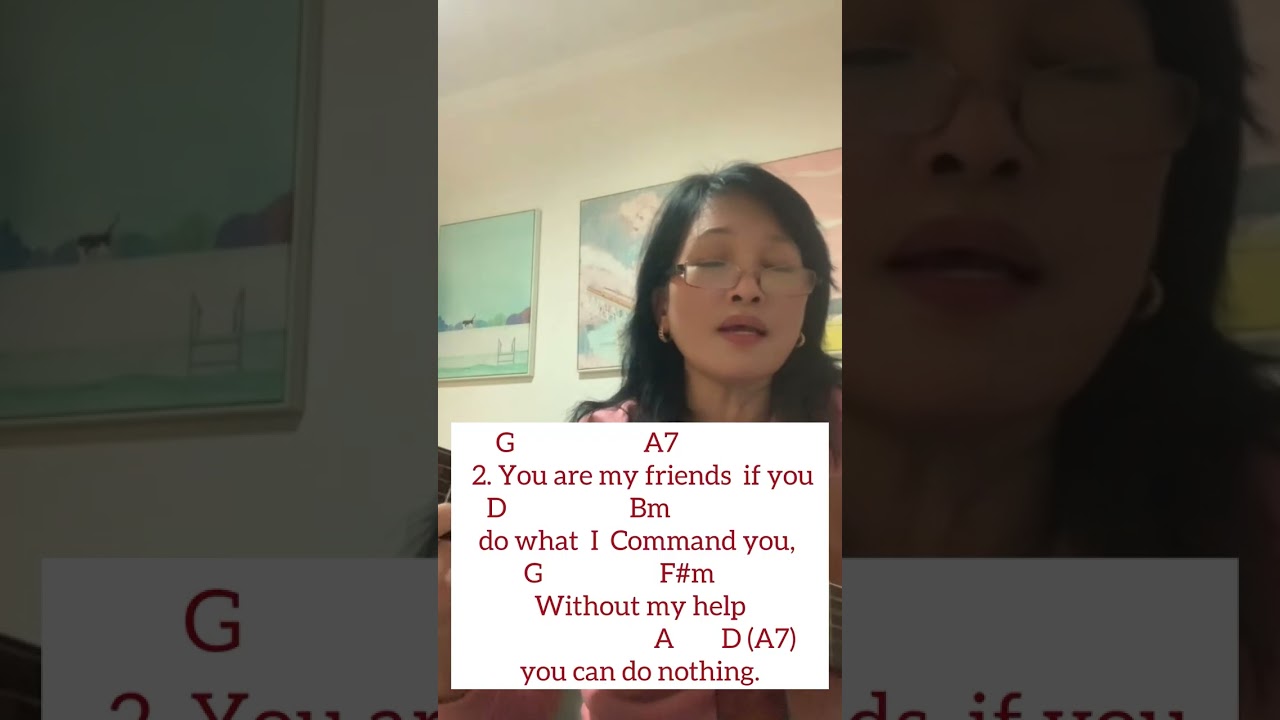 Communion Hymn for Lent “ A New Commandment “ #chordsandlyrics  #subscribe  @jovyuysvlog2997 