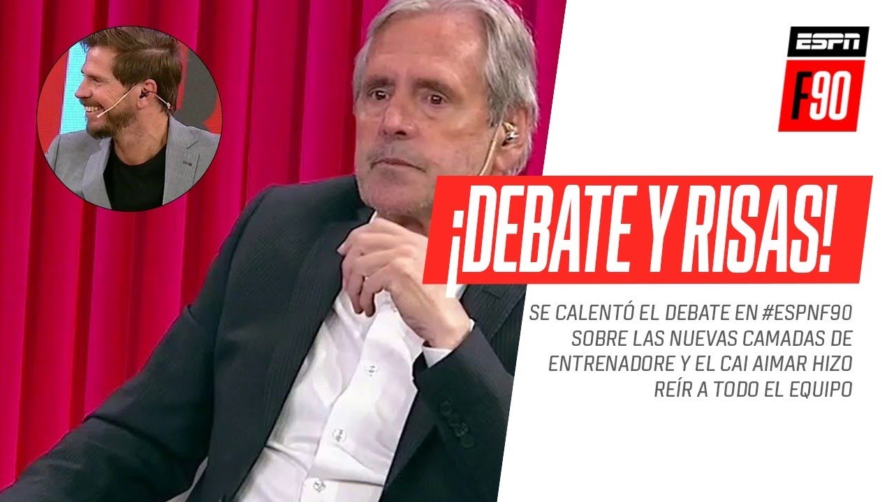 ¡A las risas! Cai #Aimar hizo reír a todos en medio del debate sobre las nuevas camadas de técnicos