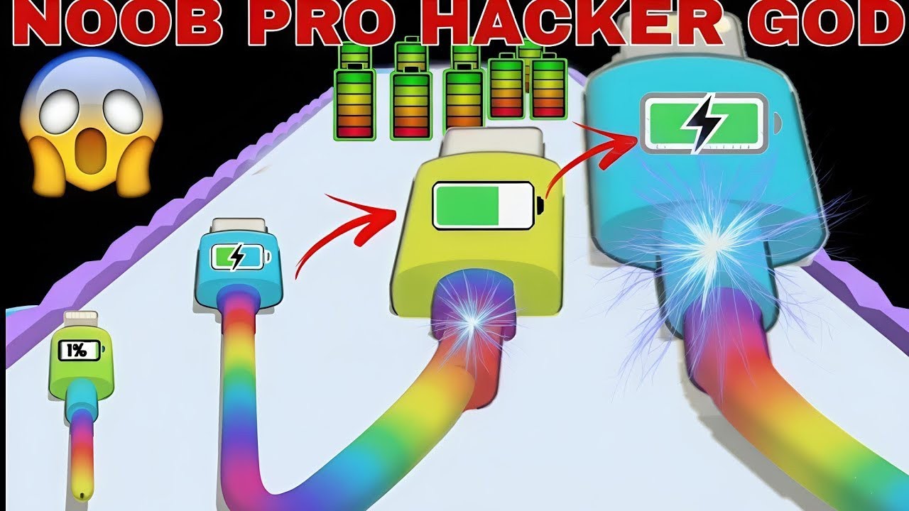 Amazing Gameplay 😍|NOOB VS PRO VS HACKER VS GOD in Charge It Up🔥