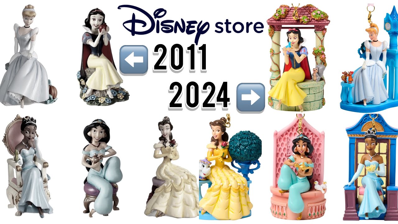 Сравнение набора украшений «Принцесса из магазина Disney» 2011 года с переизданием