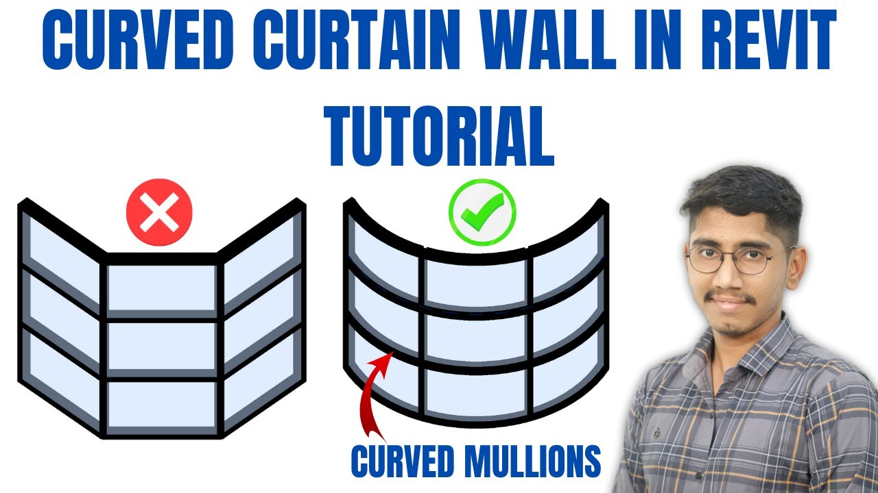 Revit Curtain Wall Tips | Create Curved Mullions on Curved Curtain Wall