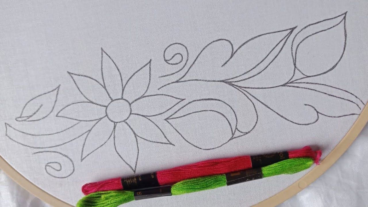 Kantha Stitch Tutorial-143,Hand Embroidery Nakshi Kantha Design,Bordado a mano,नोक्षीकथा जाइन