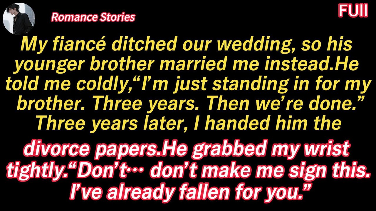 “I’ll never love you.”So I filed for divorce.“Baby… don’t leave me.”