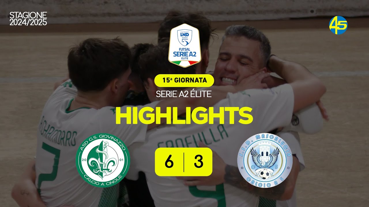 Giovinazzo-Mascalucia 6-3 | HIGHLIGHTS | Serie A2 Elite 2024-25