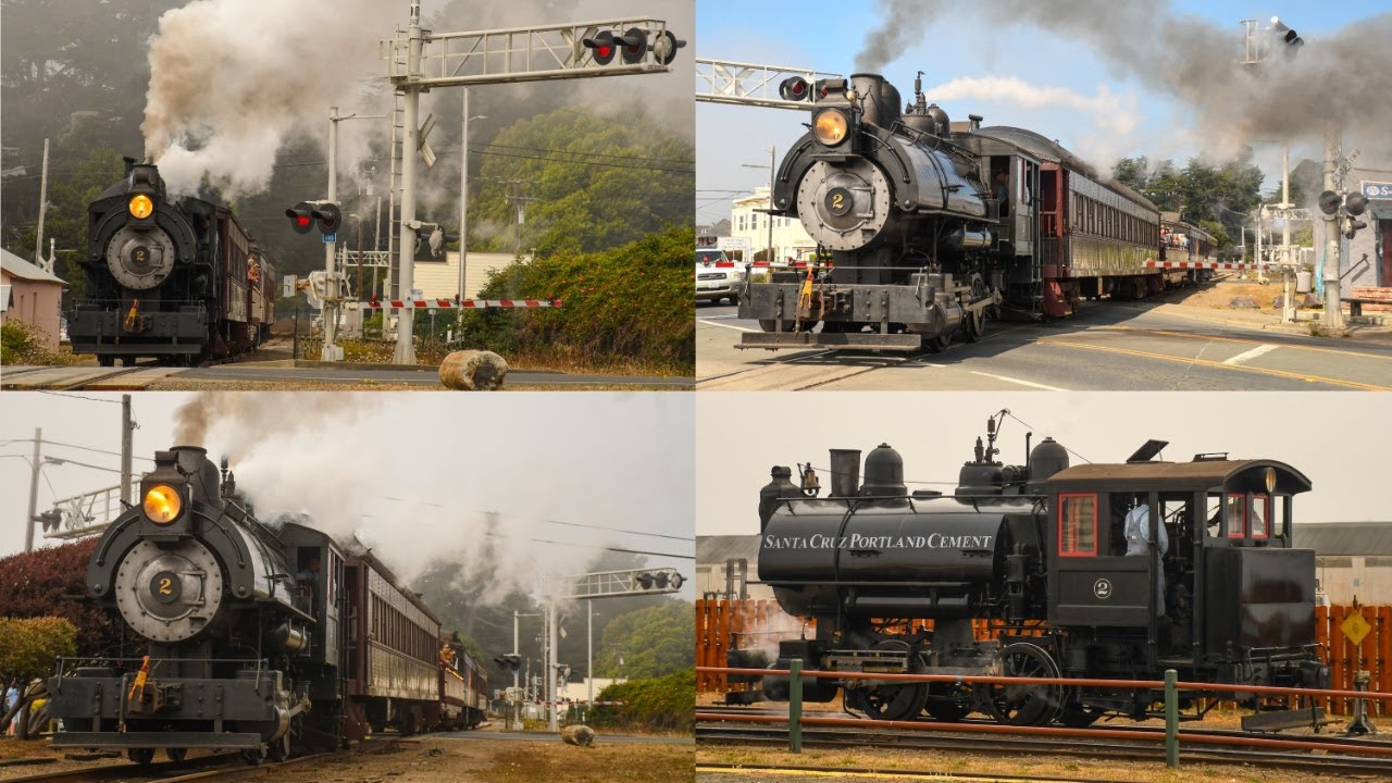Days of Steam at the Skunk Train Featuring Santa Cruz Portland Cement #2 