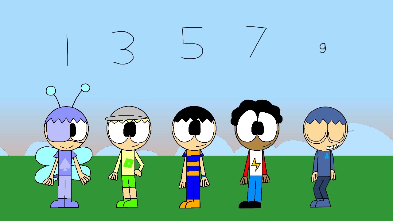 Evens, Odds, Squares, Cubes, Step-Shapes, and Numbers! (a Humanized NFG reanimation)