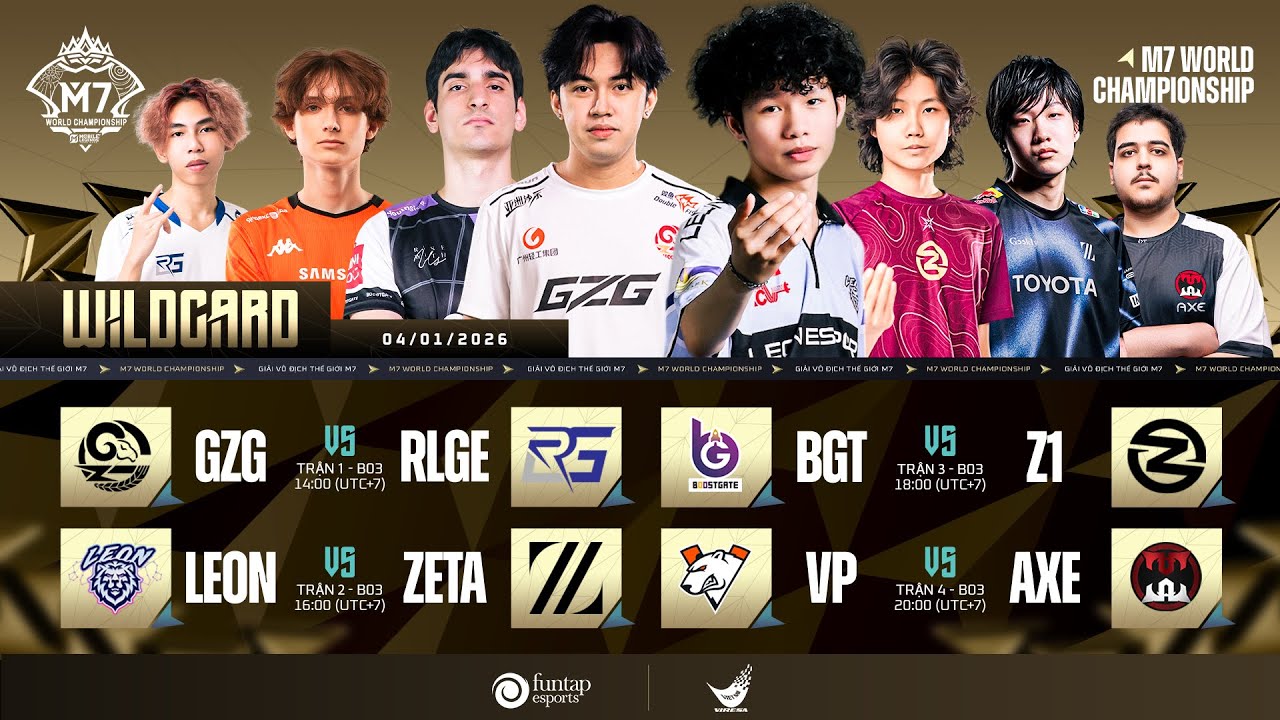 🔴 CO-STREAM | NG&Agrave;Y 2 V&Ograve;NG WILDCARD | GIẢI V&Ocirc; ĐỊCH THẾ GIỚI MOBILE LEGENDS: BANG BANG M7