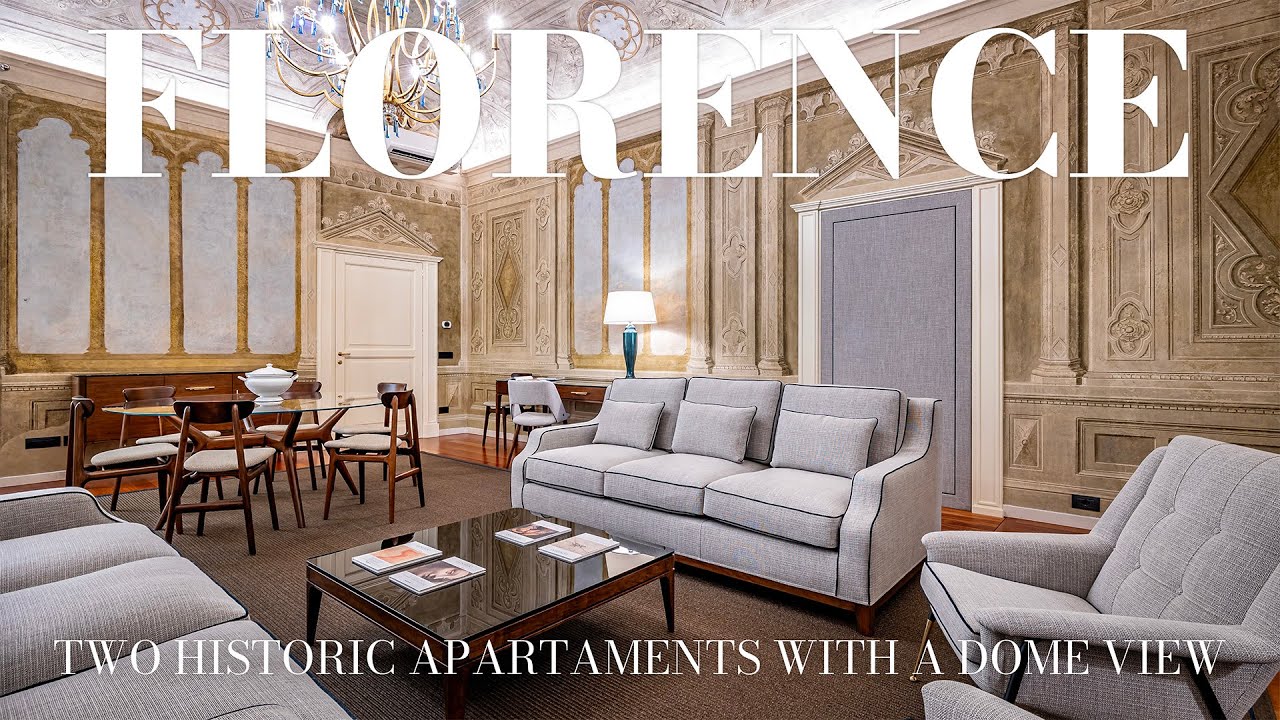 TOURING two HISTORIC APARTMENTS in FLORENCE with a Dome View | The Dream Real Estate