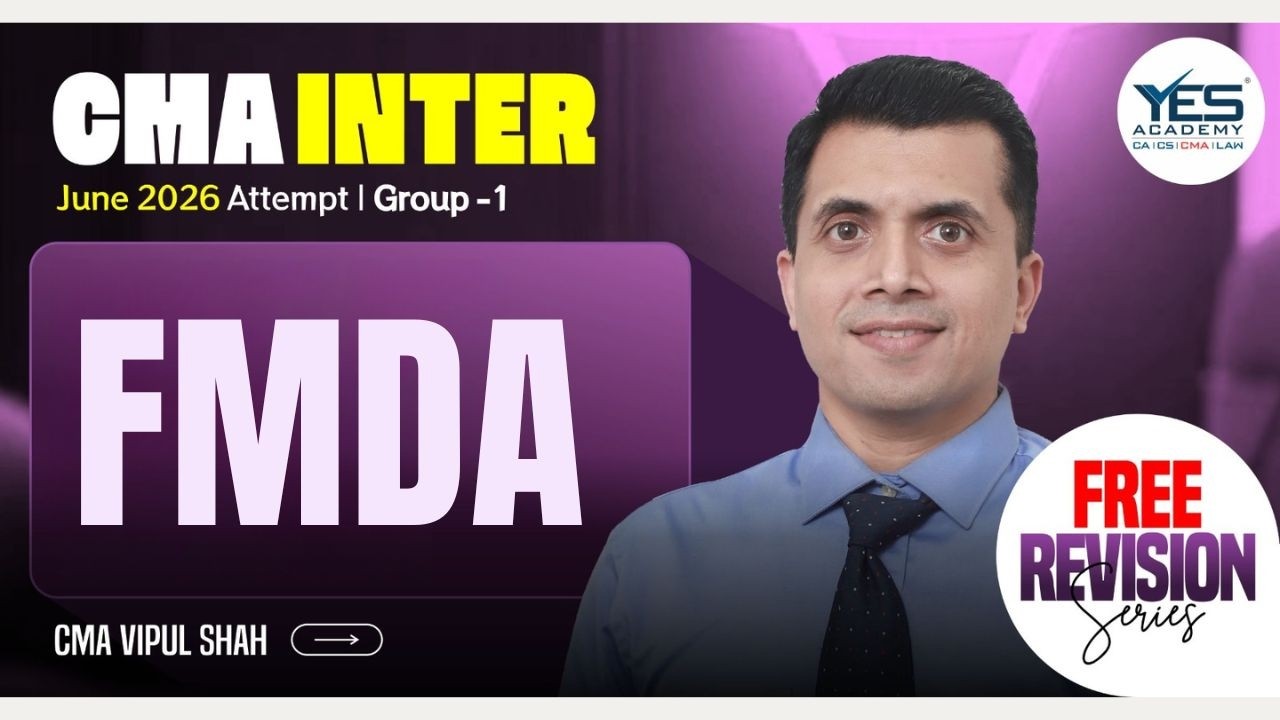 CMA INTER FMDA REVISION LECTURE 10 TOOLS FOR FINANCIAL ANALYSIS | FOR JUNE 2026 | CMA VIPUL SHAH