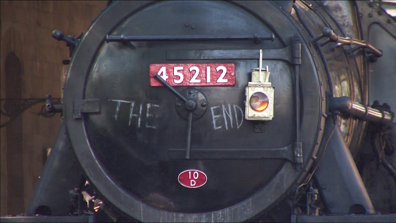 Last trip for Black 5 No 45212 on NYMR. Four Black 5s in traffic and LNWR Super D No 49395