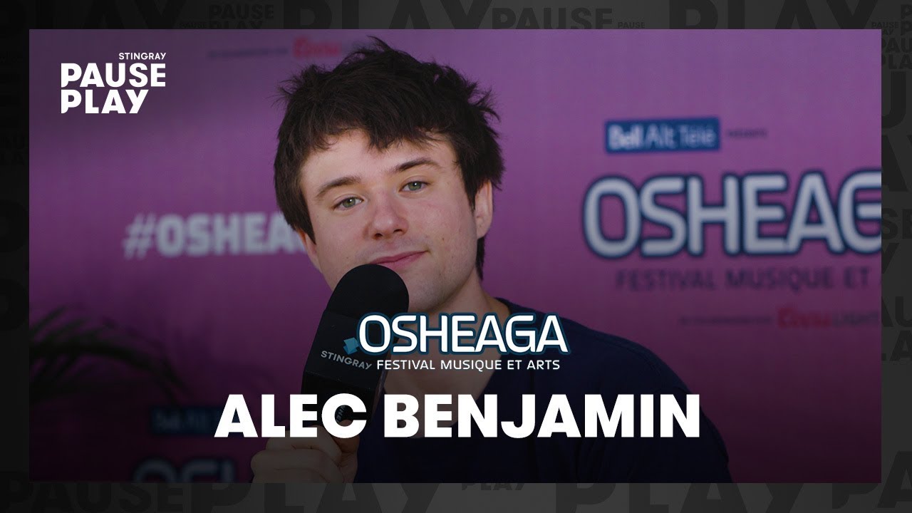 Alec Benjamin tells us how he met John Mayer | Osheaga 2019 | Stingray PausePlay