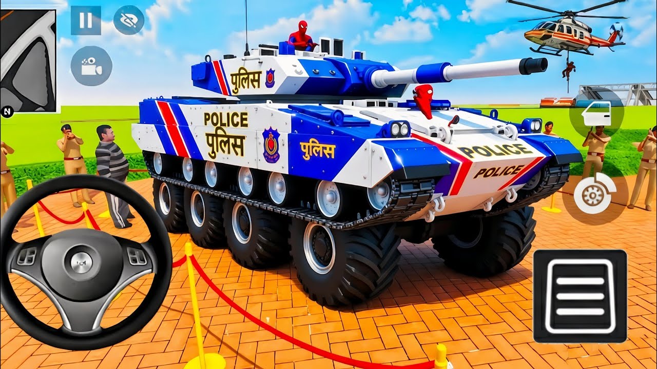 😊Indian Thift Auto Simulator😍Purchase by Spiderman🕷️Police Tank Car🔥Mega ramp City Mission😱Gameplay