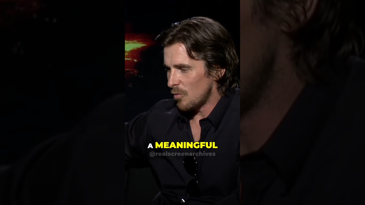 Christian Bale on Wearing the Batsuit One Last Time
