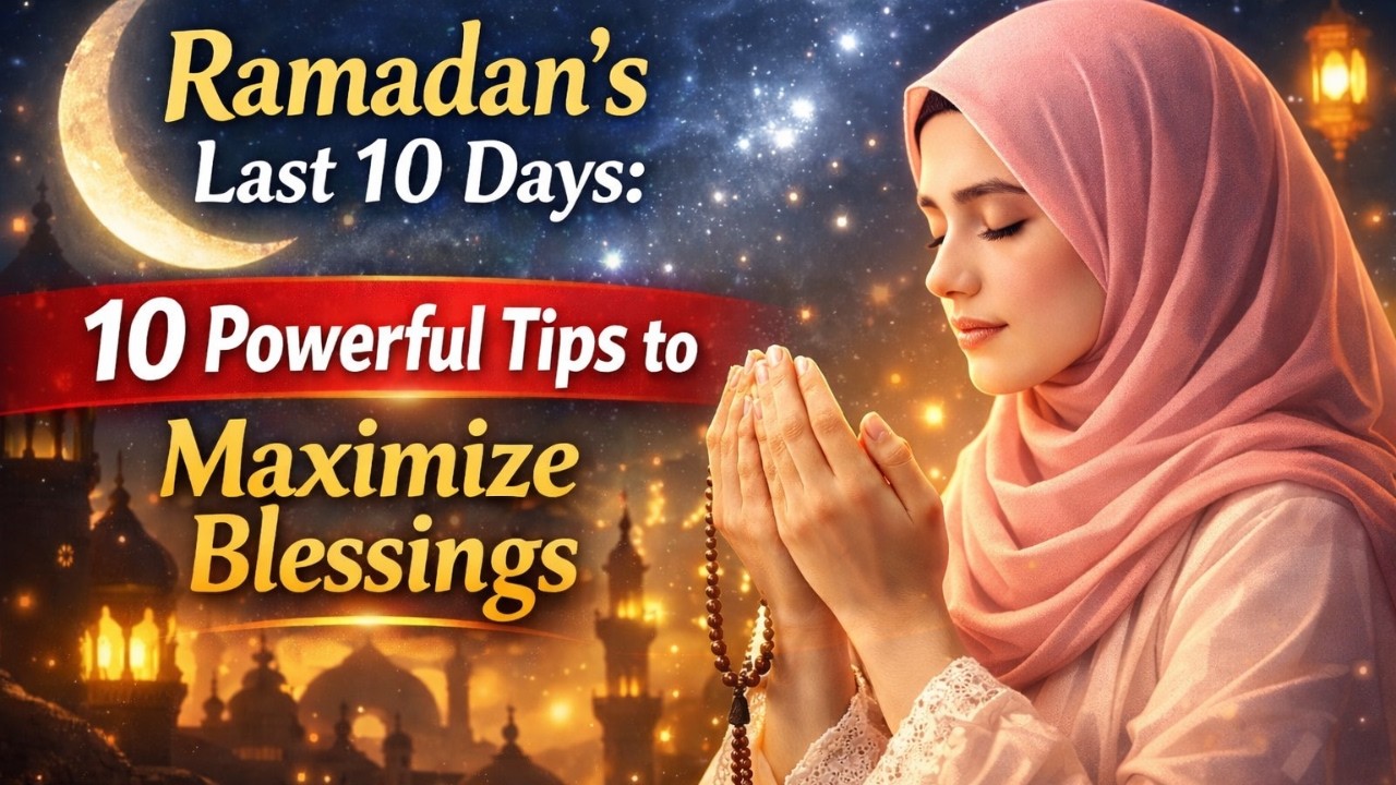 “Ramadan’s Last 10 Nights: 10 Powerful Tips to Maximize Blessings”