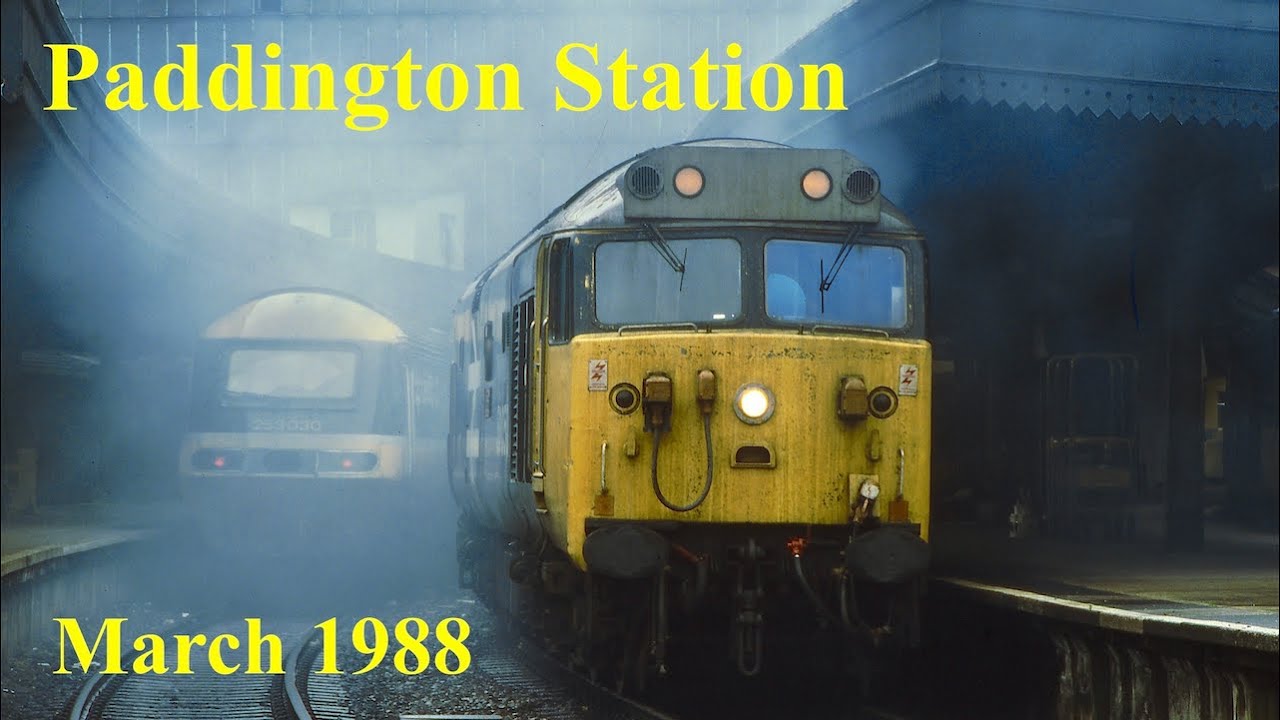 British Rail in the 1980s - Paddington Station - March 1988