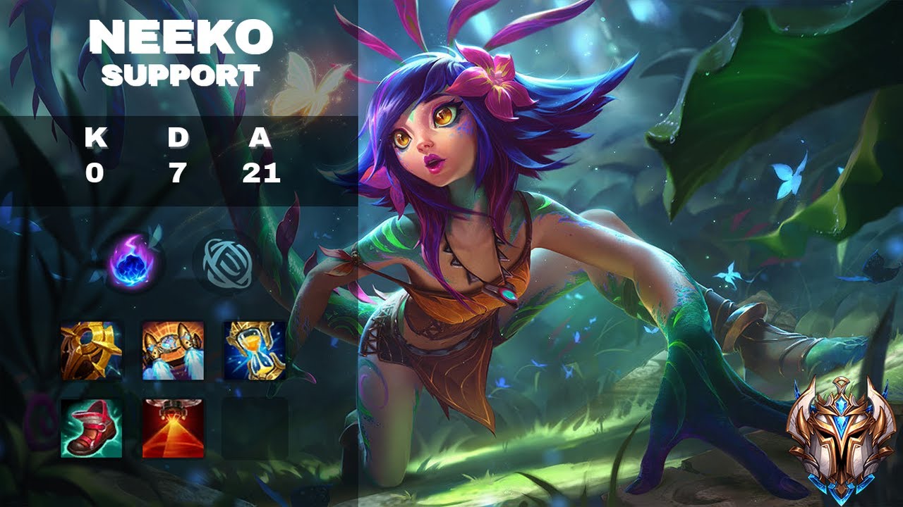 Support Neeko vs Nautilus - Challenger League of Legends Replay