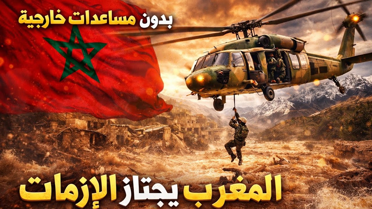 المغرب# يواجه #الفيضانات #والسيول# بدون مساعدات خارجية… في مواجهة الطبيعة الغاضبة #Marco 