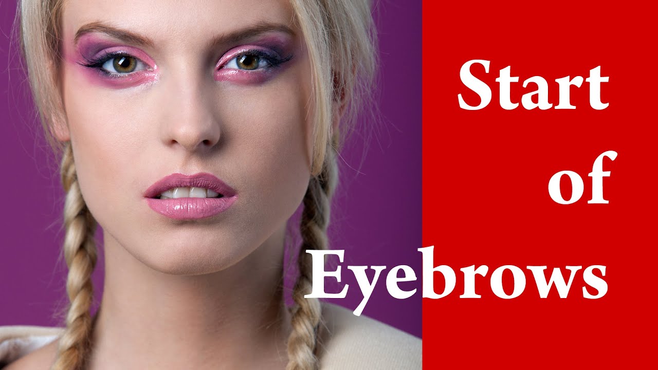 Where should your EYEBROWS START - Eyebrow shaping tutorial