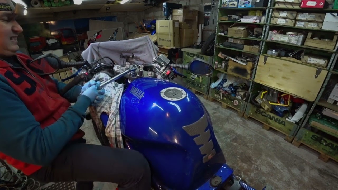 Yamaha Diversion 900S servise after 100000 km Pt 5 before russian invasion 11.2021